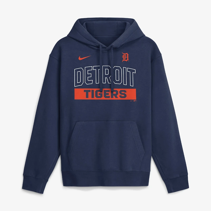 Sweat à capuche Nike bleu marine Detroit Tigers Primetime Club pour homme