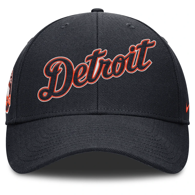 Men's Nike Navy Detroit Tigers Rise Gaberdine Adjustable Hat