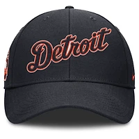 Men's Nike Navy Detroit Tigers Rise Gaberdine Adjustable Hat