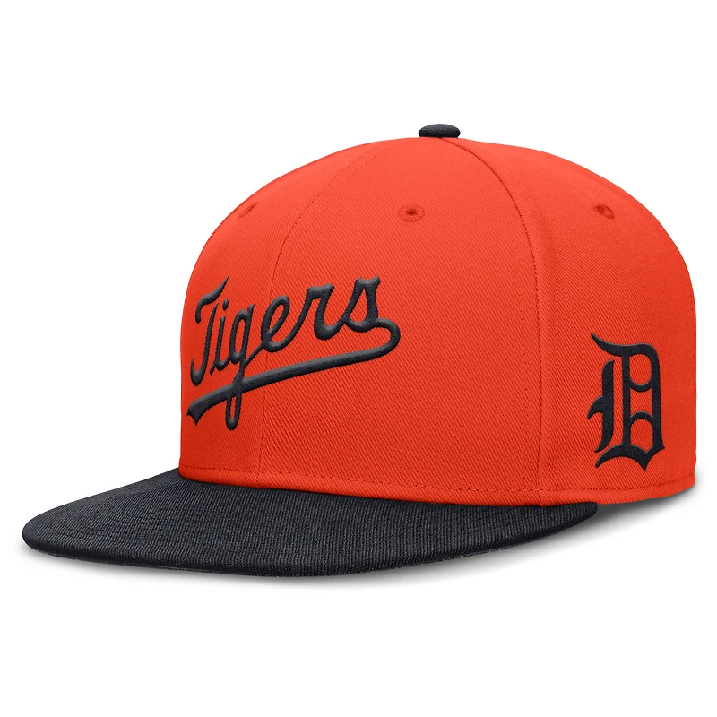 Men's Nike Orange Detroit Tigers True Performance Fitted Hat