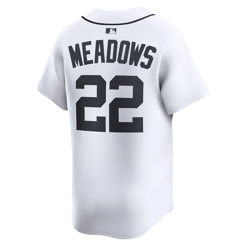 Maillot de joueur alternatif Nike Parker Meadows blanc Detroit Tigers pour homme