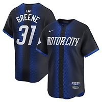 Maillot Nike Riley Greene bleu marine pour homme des Detroit Tigers City Connect Limited