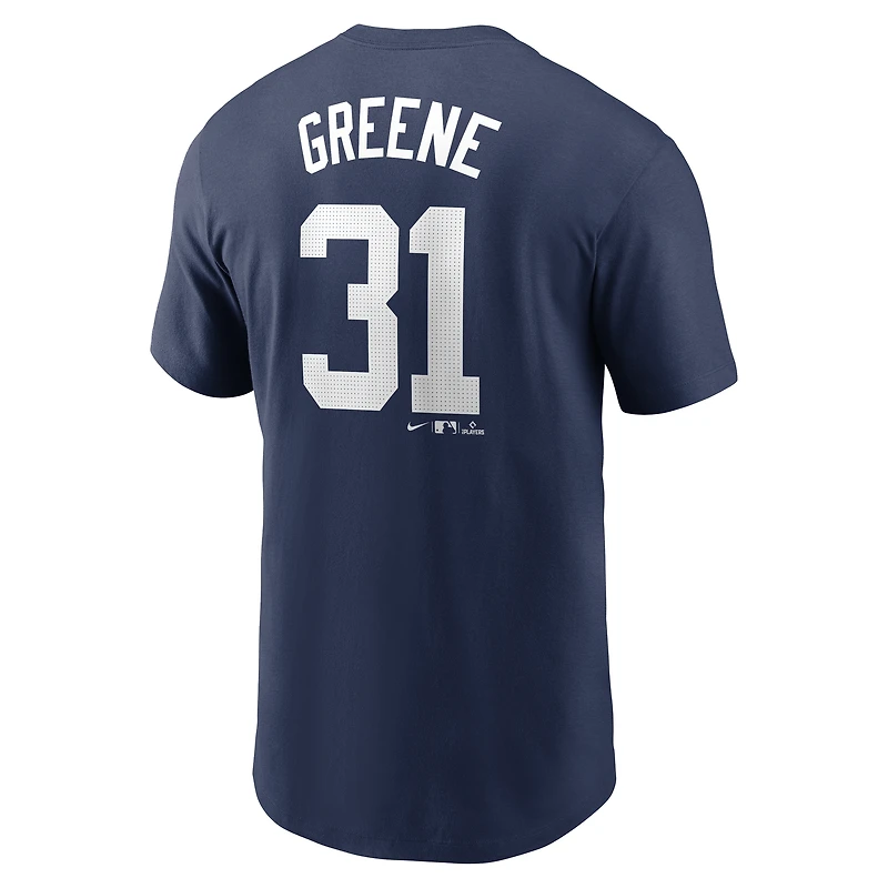 Men's Nike Riley Greene Navy Detroit Tigers Fuse Name & Number T-Shirt
