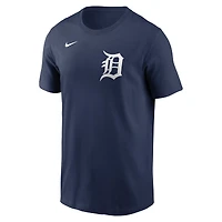 Men's Nike Riley Greene Navy Detroit Tigers Name & Number T-Shirt