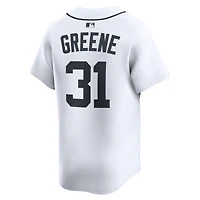 Maillot de joueur à domicile Nike Riley Greene pour homme, blanc, Detroit Tigers, édition limitée