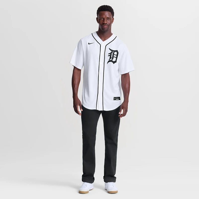 Men's Nike Riley Greene White Detroit Tigers Home Replica Jersey