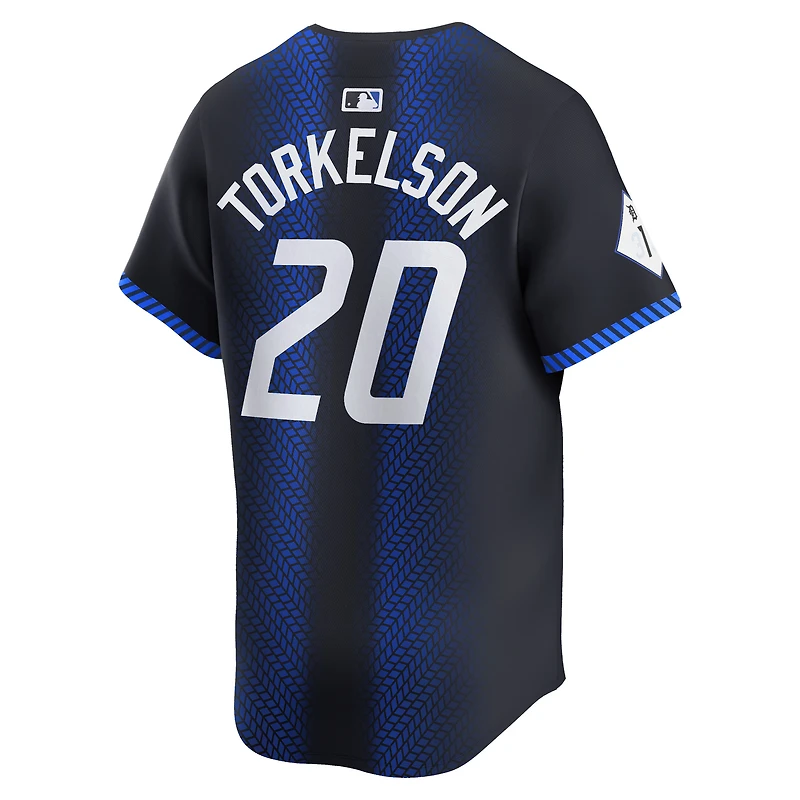Maillot Nike Spencer Torkelson pour homme, bleu marine, Detroit Tigers 2024 City Connect Limited