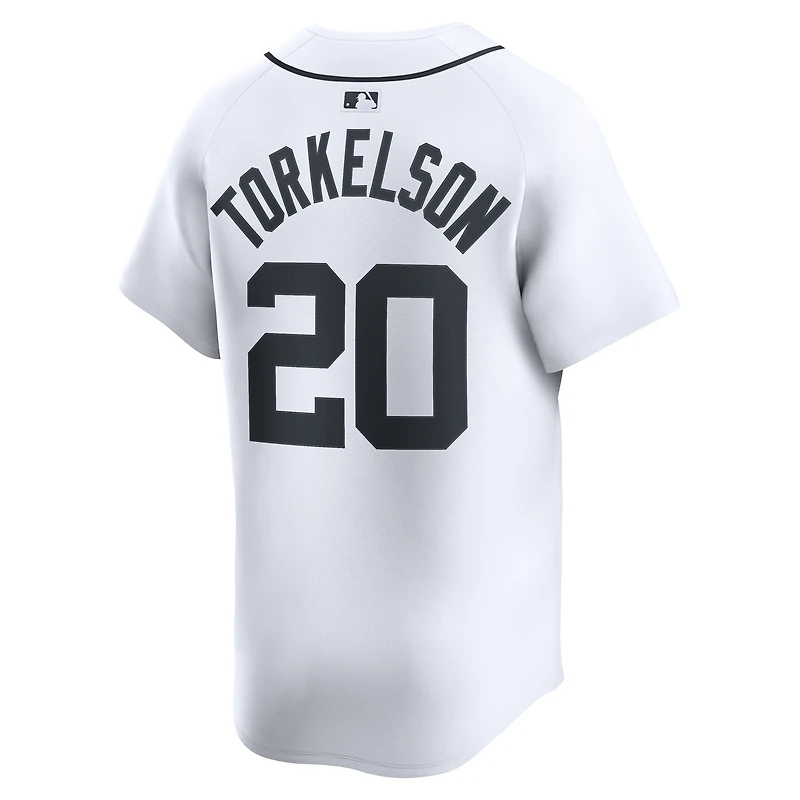 Maillot Nike Spencer Torkelson blanc pour homme, édition limitée, domicile des Detroit Tigers