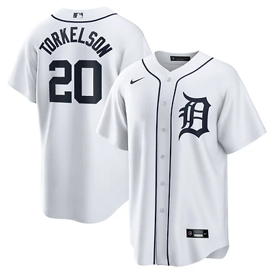Maillot Nike Spencer Torkelson blanc pour homme, réplique domicile des Detroit Tigers