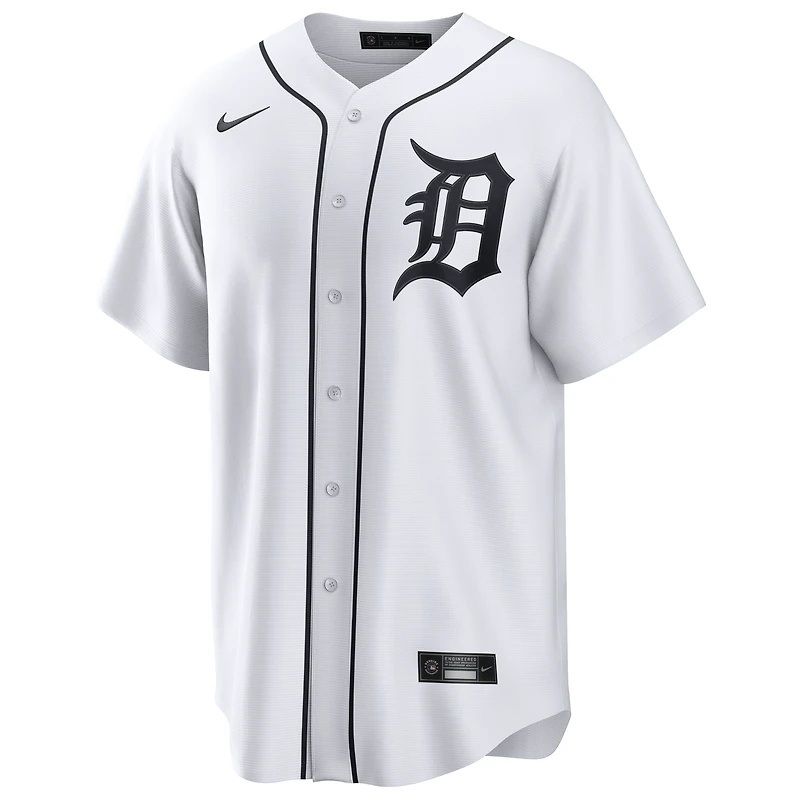 Maillot Nike Spencer Torkelson blanc pour homme, réplique domicile des Detroit Tigers