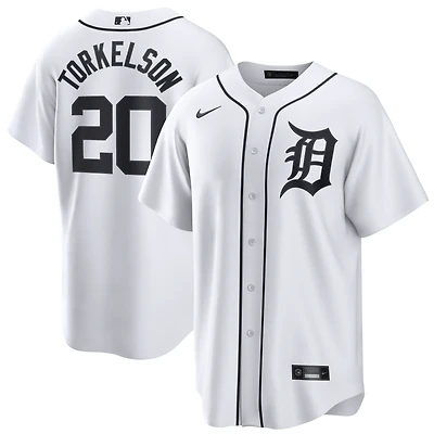 Maillot Nike Spencer Torkelson blanc pour homme, réplique domicile des Detroit Tigers