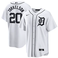 Maillot Nike Spencer Torkelson blanc pour homme, réplique domicile des Detroit Tigers
