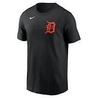 T-shirt Nike Tarik Skubal noir pour homme, avec nom et numéro Fuse des Detroit Tigers