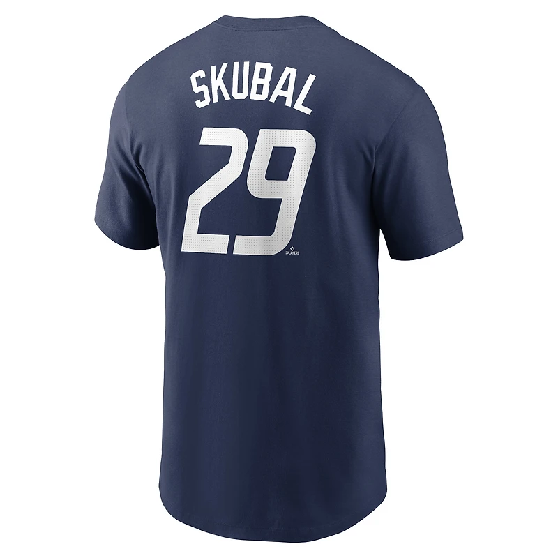 Men's Nike Tarik Skubal Navy Detroit Tigers 2024 City Connect Fuse Name & Number T-Shirt