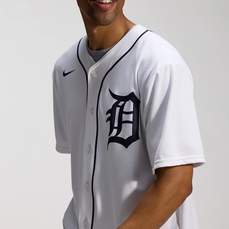 Maillot de joueur Nike Tarik Skubal pour homme, édition limitée, blanc, Detroit Tigers