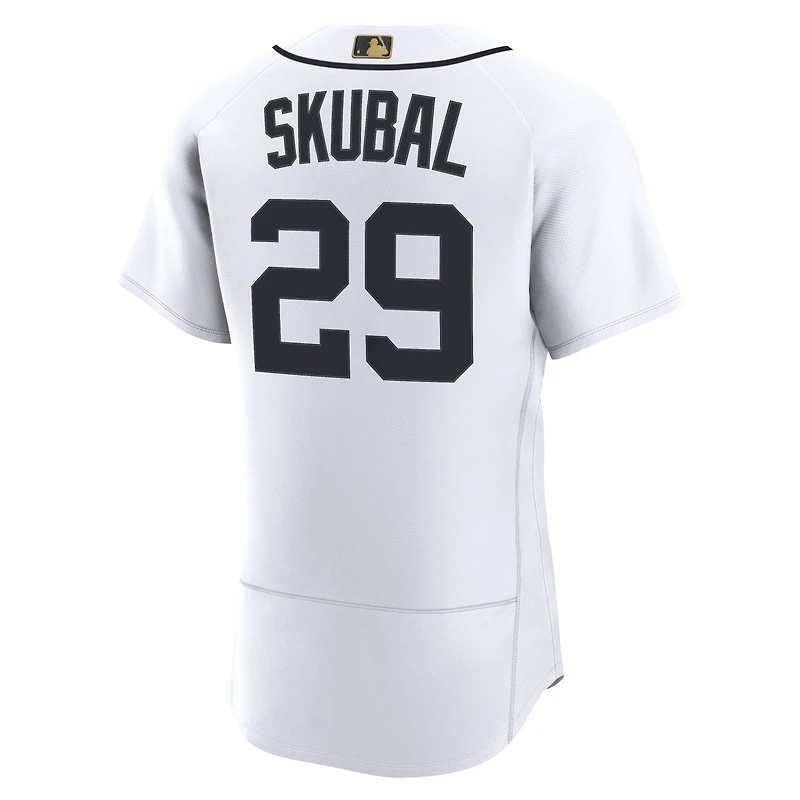 Maillot authentique Nike Tarik Skubal blanc des Tigers de Detroit, récompensé par la MLB.
