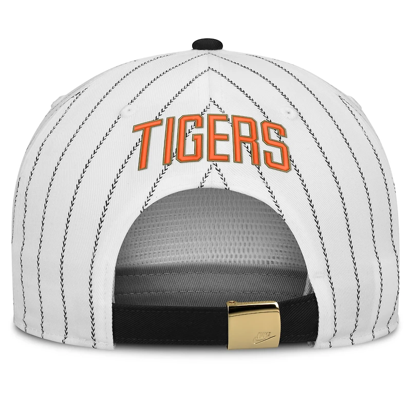 Men's Nike White/Black Detroit Tigers Cooperstown Collection Pro Adjustable Hat