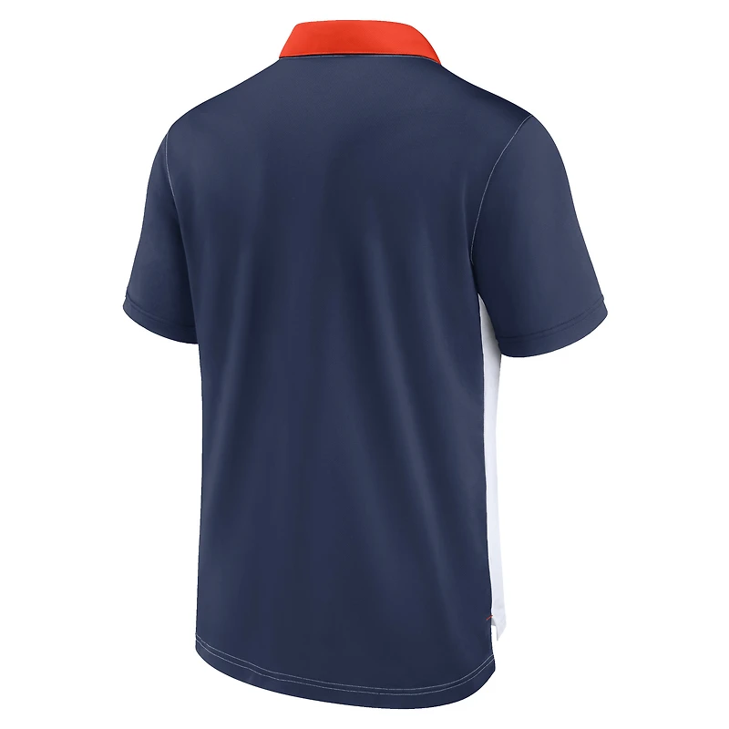 Men's Nike  White/Navy Detroit Tigers Rewind Stripe Polo