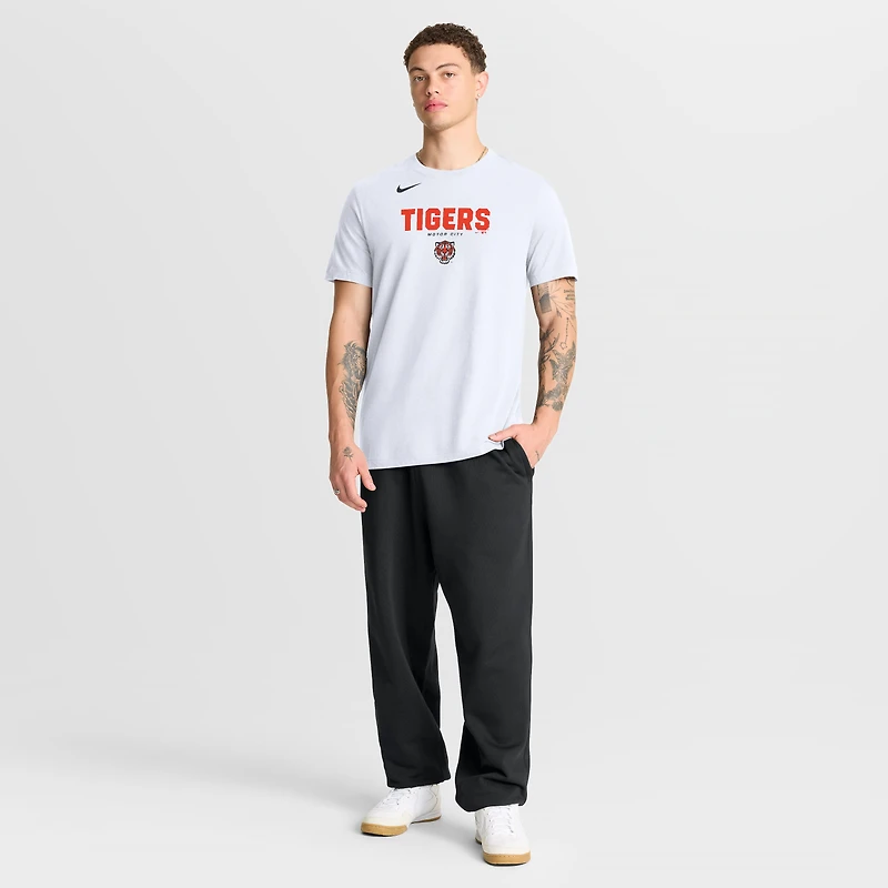 Men's Nike White Detroit Tigers Bold Team Name T-Shirt