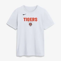 T-shirt Nike blanc pour homme avec le nom de l'équipe en gras des Detroit Tigers