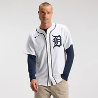 Men's Nike White Detroit Tigers Home Limited Jersey