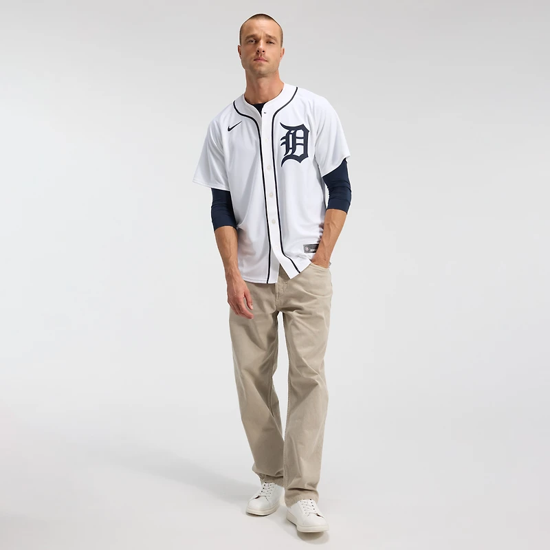 Maillot Nike Detroit Tigers Domicile Limité Blanc pour Homme