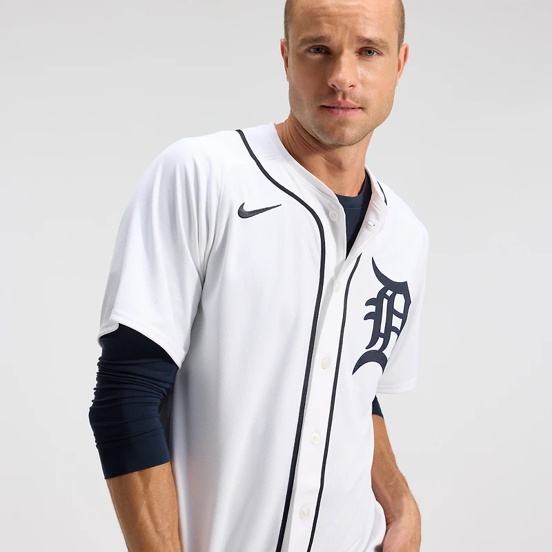 Maillot Nike Detroit Tigers Domicile Limité Blanc pour Homme