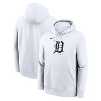 Sweat à capuche Nike blanc Detroit Tigers pour homme
