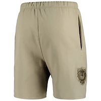 Men's Pro Standard Khaki Detroit Tigers Neutral Fleece Shorts