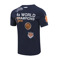 T-shirt Pro Standard Navy Detroit Tigers Championship pour homme