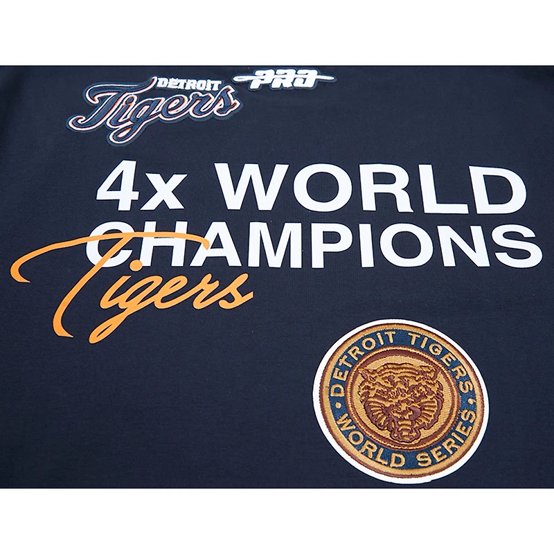 T-shirt Pro Standard Navy Detroit Tigers Championship pour homme