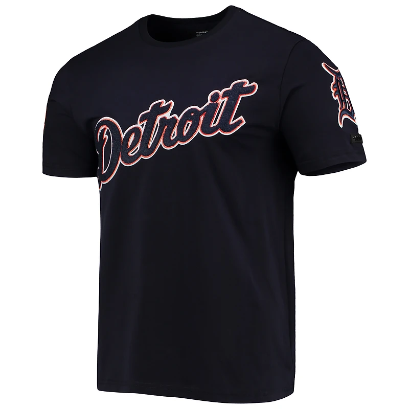 T-shirt à logo de l'équipe Detroit Tigers Pro Standard bleu marine pour homme