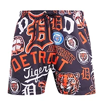 Short tissé avec logo pour hommes des Detroit Tigers Toss Pro Standard bleu marine