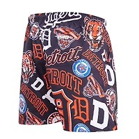 Short tissé avec logo pour hommes des Detroit Tigers Toss Pro Standard bleu marine