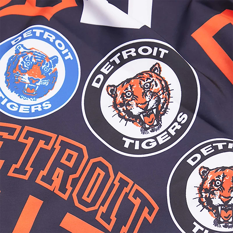 Short tissé avec logo pour hommes des Detroit Tigers Toss Pro Standard bleu marine