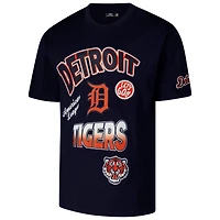Men's Pro Standard Navy Detroit Tigers Turn It Up Dropped Shoulder T-Shirt