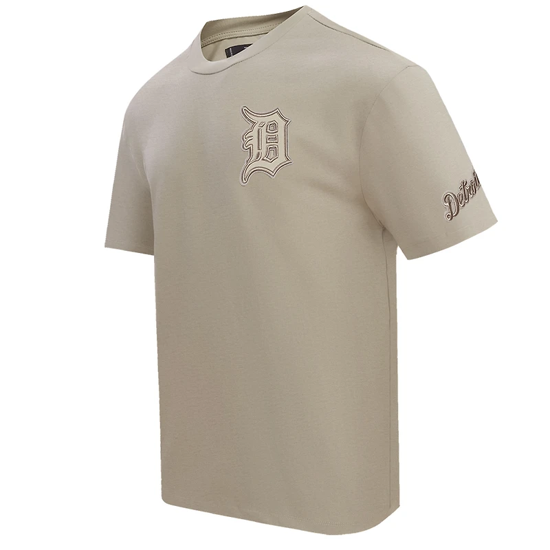 T-shirt neutre à épaules tombantes Pro Standard Tan Detroit Tigers pour hommes