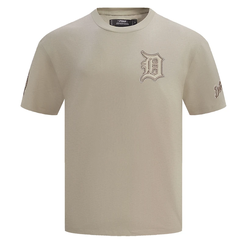 T-shirt neutre à épaules tombantes Pro Standard Tan Detroit Tigers pour hommes