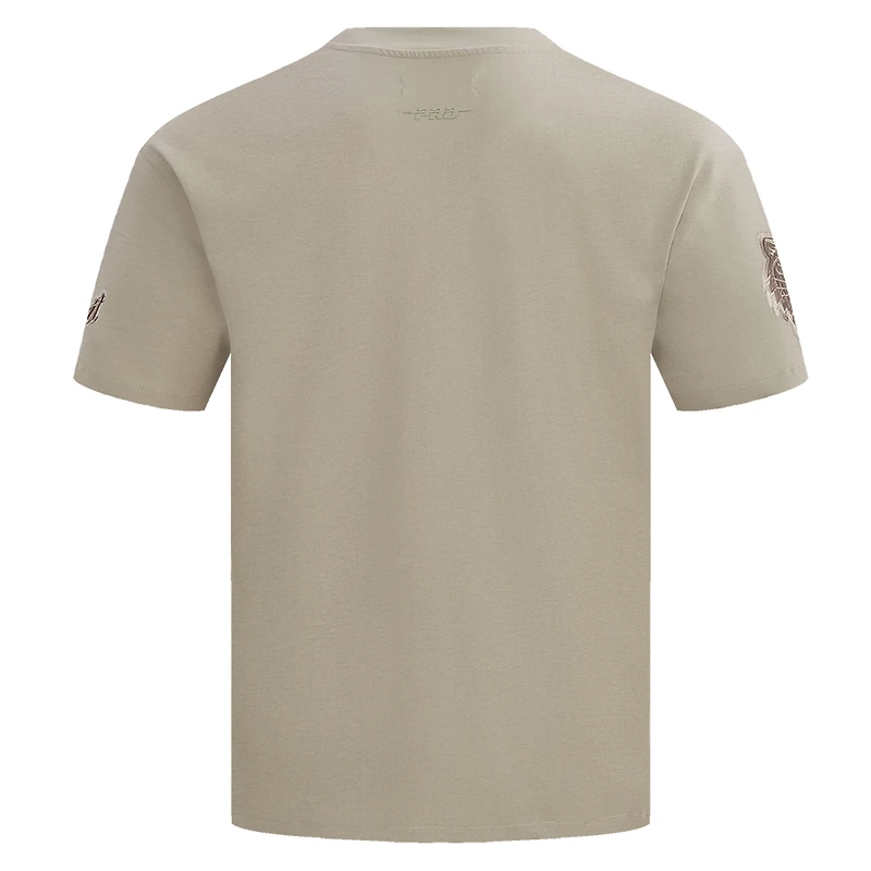 T-shirt neutre à épaules tombantes Pro Standard Tan Detroit Tigers pour hommes