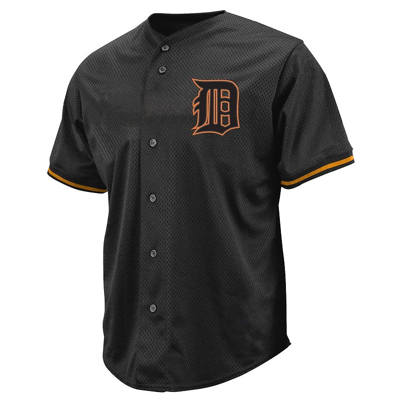 Men's Profile Black Detroit Tigers Big & Tall Pop Fashion Jersey