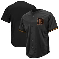 Maillot de mode pop homme noir Detroit Tigers grandes tailles