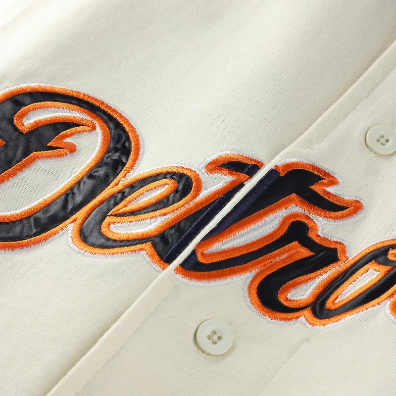 Men's Profile Cream/Navy Detroit Tigers Big & Tall Two-Color Fashion Jersey
