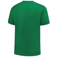 T-shirt grand et celtique pour homme avec profil Kelly Green Detroit Tigers