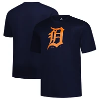T-shirt à logo principal Detroit Tigers bleu marine pour homme