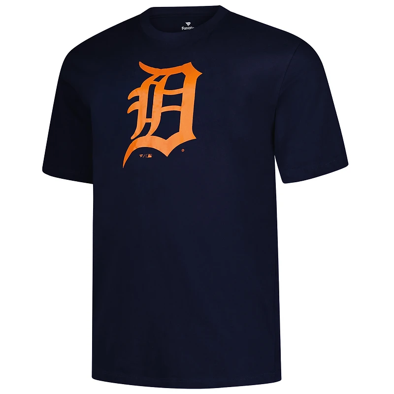 T-shirt à logo principal Detroit Tigers bleu marine pour homme