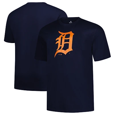 T-shirt à logo principal Detroit Tigers bleu marine pour homme