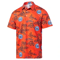 Men's Reyn Spooner Orange Detroit Tigers Big & Tall Cooperstown Collection PUA Performance Polo