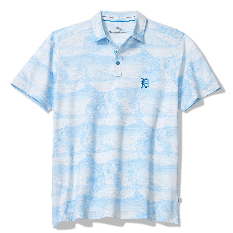 Polo Tommy Bahama bleu Detroit Tigers Corsica Coast IslandZone pour homme