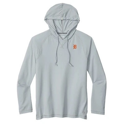 Men's Tommy Bahama Gray Detroit Tigers Sunset Rally IslandZone® Hoodie