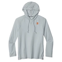 Men's Tommy Bahama Gray Detroit Tigers Sunset Rally IslandZone® Hoodie